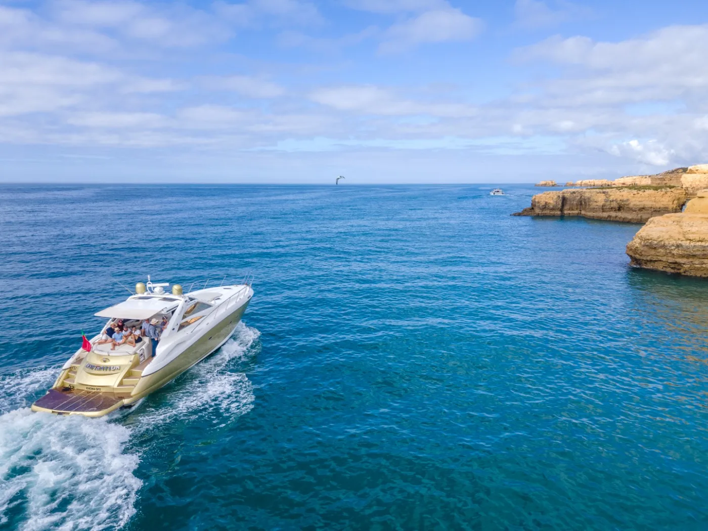 Sunseeker Predator 60 Serenity private yacht charter Albufeira
