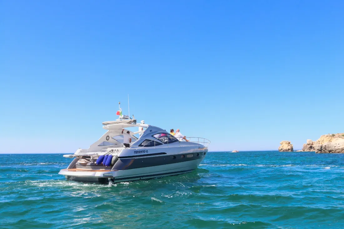 Xclusive private yacht at sea